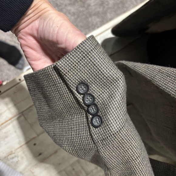 Men's Vintage Oscar De La Renta Hoodstooth Blazer-Sz 42 L - Picture 4 of 7